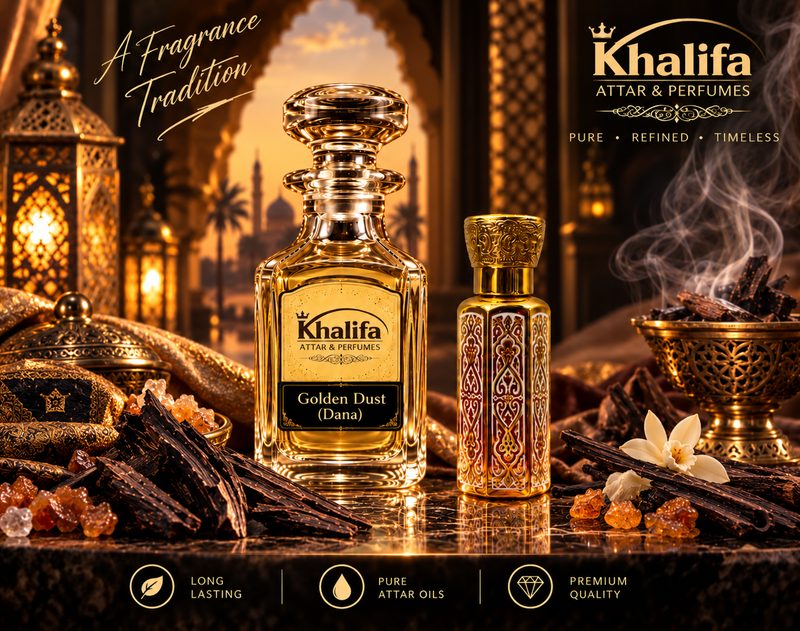 Golden Dust (Dana) attar by Khalifa Attar & Perfumes