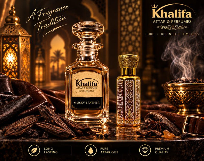 Musk Leather attar by Khalifa Attar & Perfumes