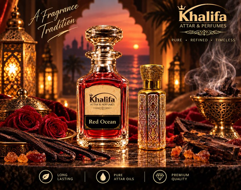 Red Ocean attar by Khalifa Attar & Perfumes