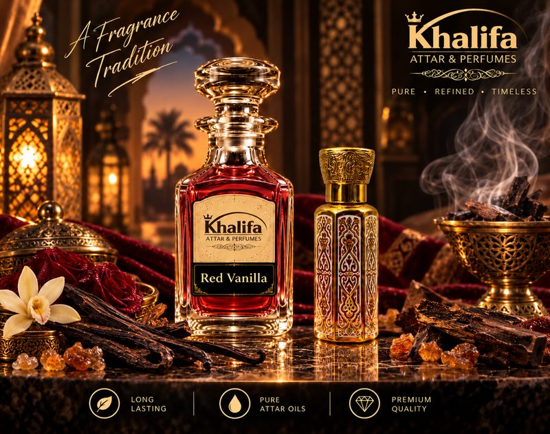 Red Vanilla attar by Khalifa Attar & Perfumes